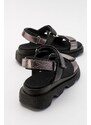 LuviShoes Arey Women's Black Sandals