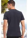 T8590 DEWBERRY MEN'S T-SHIRT-DARK NAVY BLUE