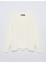 Big Star Woman's V-neck_sweater Sweater 161030 Wool-100