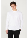 AC&Co / Altınyıldız Classics Men's Ecru Standard Fit Normal Fit Warm Crew Neck Knitwear Sweater