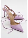 LuviShoes Bonje Lilac Women's Heeled Shoes
