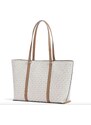 Michael Kors shopper tote kabelka Temple logo vanilla