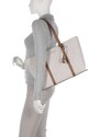 Michael Kors shopper tote kabelka Temple logo vanilla