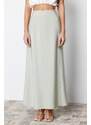 Trendyol Mint Modal A-line Maxi Length Woven Skirt