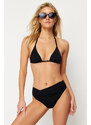 Trendyol Black Knotted Hipster Bikini Bottom