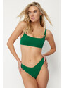 Trendyol Green V-Cut Brazilian Bikini Bottom