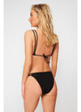 Trendyol Black Knotted Regular Bikini Bottom