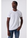 Lee Cooper Twingos 6 Men's Pique O Neck T-Shirt White