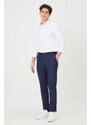 AC&Co / Altınyıldız Classics Men's Navy Blue Slim Fit Slim Fit Classic Side Pocket Trousers