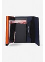 Peněženka Secrid Slimwallet Matte SM-Nightblue & Orange tmavomodrá barva