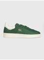 Sneakers boty Lacoste Baseshot Premium Leather zelená barva, 47SMA0040