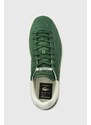 Sneakers boty Lacoste Baseshot Premium Leather zelená barva, 47SMA0040