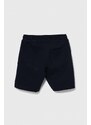 Dětské bavlněné šortky Pepe Jeans NEW EDDIE SHORT tmavomodrá barva, nastavitelný pas