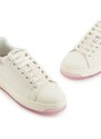 Kožené sneakers boty Emporio Armani béžová barva, X3X024 XR128 C659