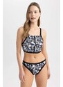 DEFACTO Printed Bikini Top