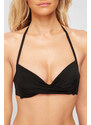 Trendyol Black Bralette Push Up Bikini Top