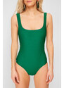 Trendyol Green Square Neck Regular Swimsuit