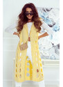 Fashionweek Dlouhý Kardigan oversize s kapuci JK-LIVIA