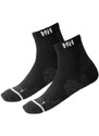 Ponožky HELLY HANSEN 67534 990 TRAIL SOCK 2PK 990 BLACK