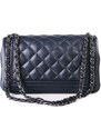Modré dámské luxusní kožené kabelky Sofia