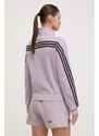 Mikina adidas dámská, fialová barva, s aplikací, IT4827