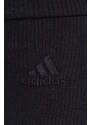 Legíny adidas dámské, černá barva, hladké, IP2281