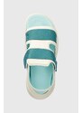 Dětské sandály adidas MEHANA SANDAL KIDS tyrkysová barva