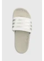 Pantofle adidas Adilette Platform dámské, bílá barva, na platformě, IE9703