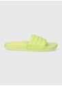 Pantofle adidas zelená barva, ID3405