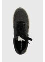 Espadrilky Calvin Klein Jeans ESPADRILLE SNEAKER CS BTW černá barva, na platformě, YW0YW01437