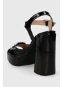 Sandály Love Moschino černá barva, JA1608CG0IIH0000