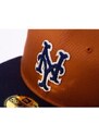 Kšiltovka New Era 59FIFTY MLB Boucle New York Mets Caramel Brown / Navy / Stone