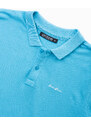 Ombre Pique knit polo shirt