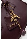 Kožená kabelka Pinko fialová barva, 102791.A0F1