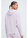 Mikina Puma HER dámská, fialová barva, s kapucí, s aplikací, 677882