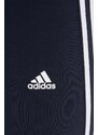 Legíny adidas H07771 dámské, tmavomodrá barva, hladké, H07771