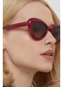 Sluneční brýle Moschino dámské, vínová barva, MOS163/S