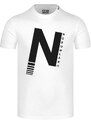 Nordblanc Bílé pánské bavlněné tričko CAPITAL