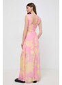 Šaty Guess GILDA růžová barva, maxi, W3GK60 WDW82