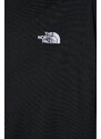 Bavlněné tričko The North Face M S/S Essential Oversize Tee černá barva, s potiskem, NF0A87NRJK31