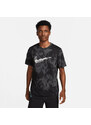 Nike M NK DF TEE RUN DIVISN AOP BLACK