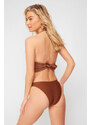 Trendyol Brown Regular Bikini Bottom