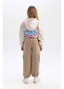 DEFACTO Girl Cargo Fit Thick Sweatpant