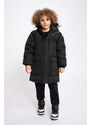 DEFACTO Boy Hooded Plush Lining Jacket