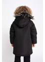 DEFACTO Boy Hooded Plush Lining Jacket