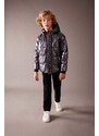 DEFACTO Boy Hooded Fleece Lined Puffer Jacket