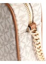 Michael Kors jet set large crossbody logo vanilla