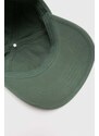 Bavlněná baseballová čepice Pepe Jeans zelená barva
