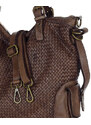 Marco Mazzini handmade Kožená kabelka přes rameno Mazzini M202 hnědá
