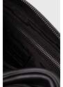 Kožená kosmetická taška Polo Ralph Lauren černá barva